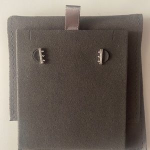 Kendra Scott Dorothy 14k white gold Diamond Linear Stud Earrings